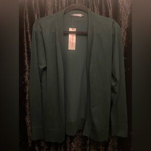 Dark/Forest Green Cardigan Sweater/Cover Up